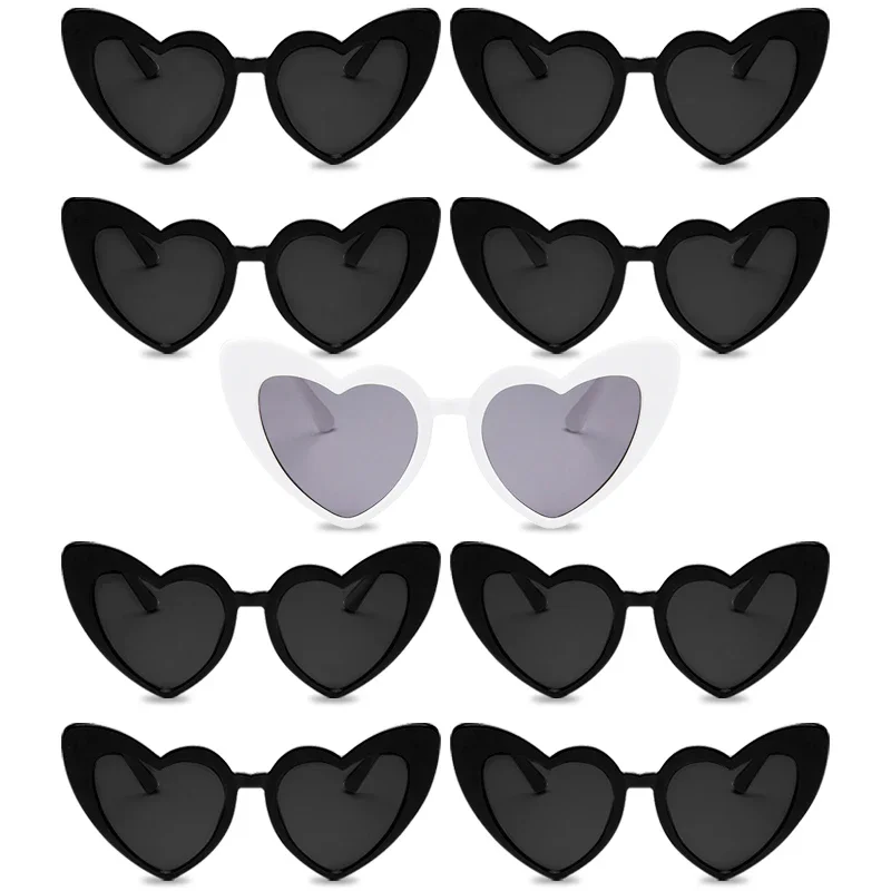 Wedding Decoration Supply - Herzförmige Sonnenbrille für Junggesellenabschiede, Hochzeit, Brautparty,