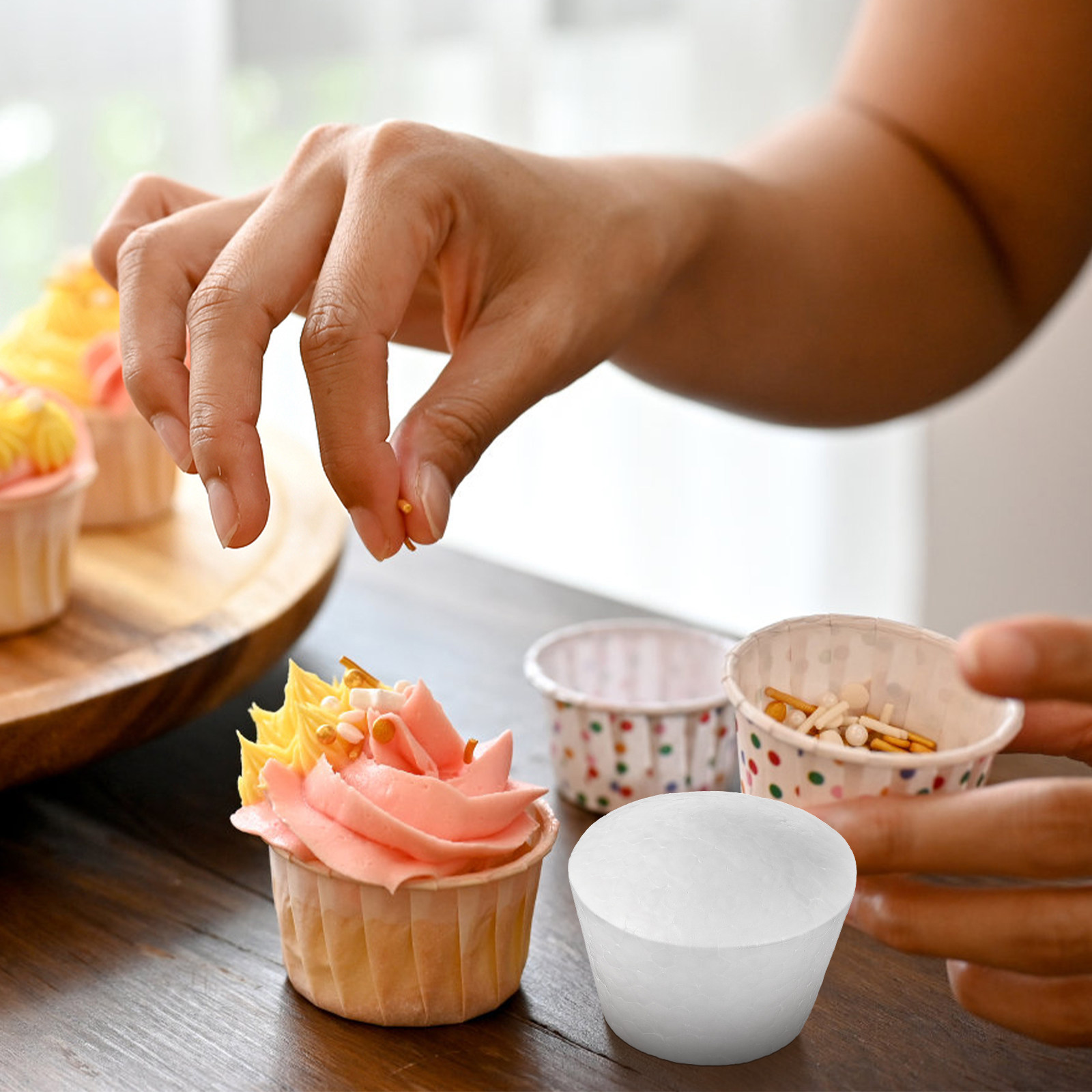 20 Stück Kuchen-DIY-Cupcake-Sc – Wedding Decoration Supply Bewertung und Preis