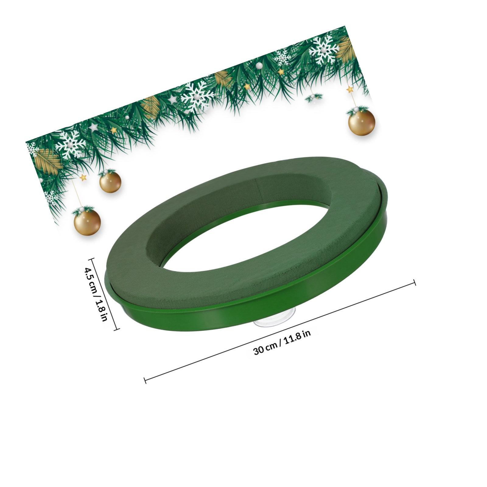 Kleiner Blumenschaumring mit S – Wedding Decoration Supply Bewertung und Preis