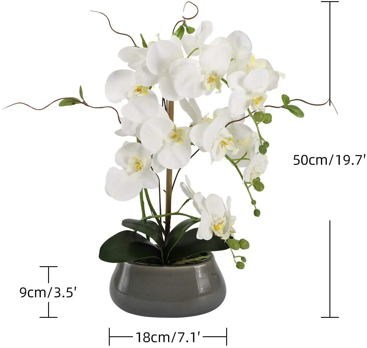 Künstliche Orchideen blumen Mi – Flower Girl Basket Bewertung und Preis