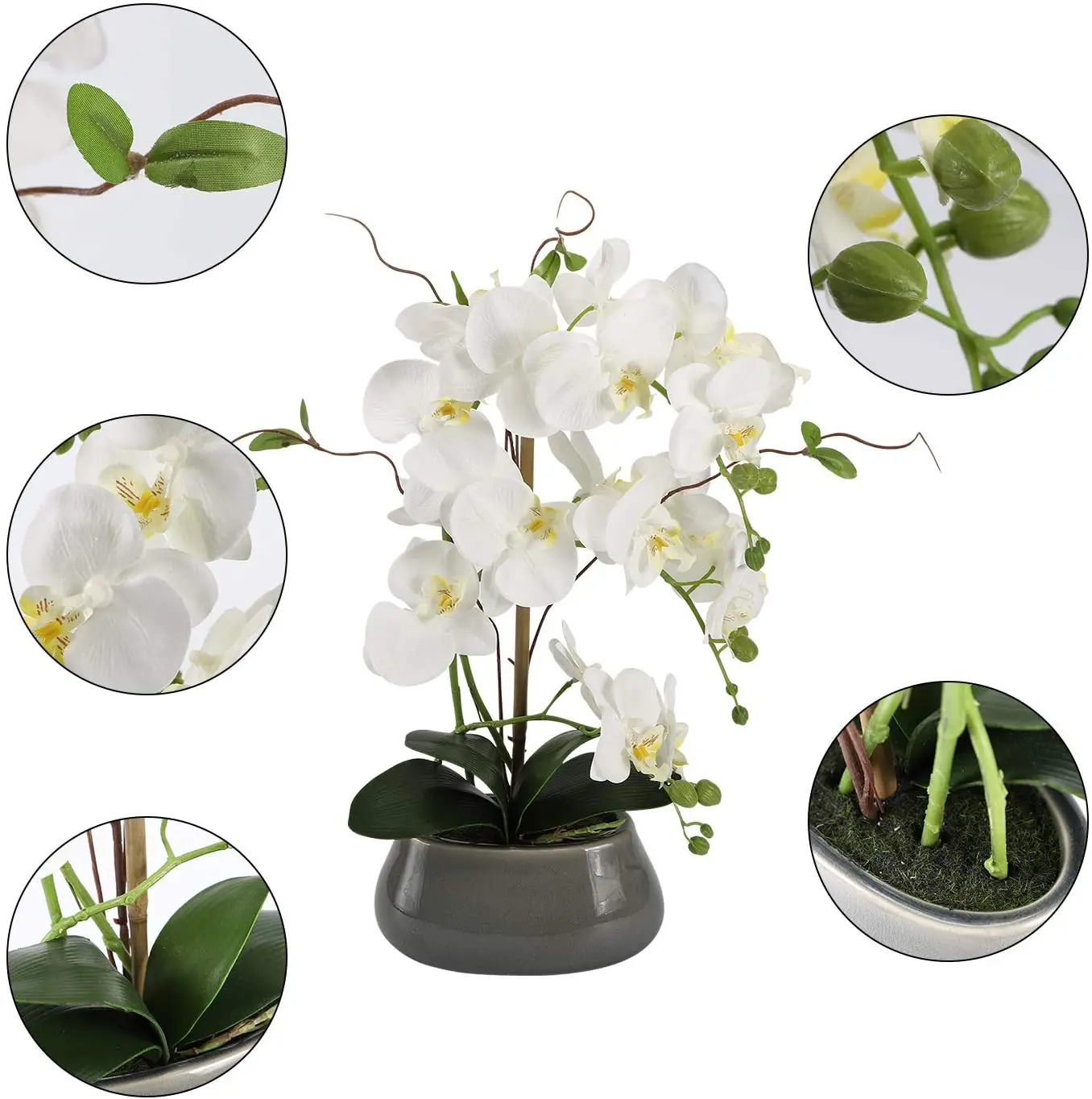 Künstliche Orchideen blumen Mi – Flower Girl Basket Bewertung und Preis
